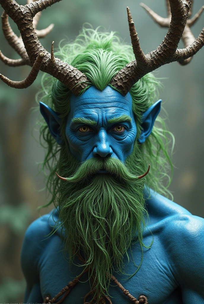 tree man with beard details