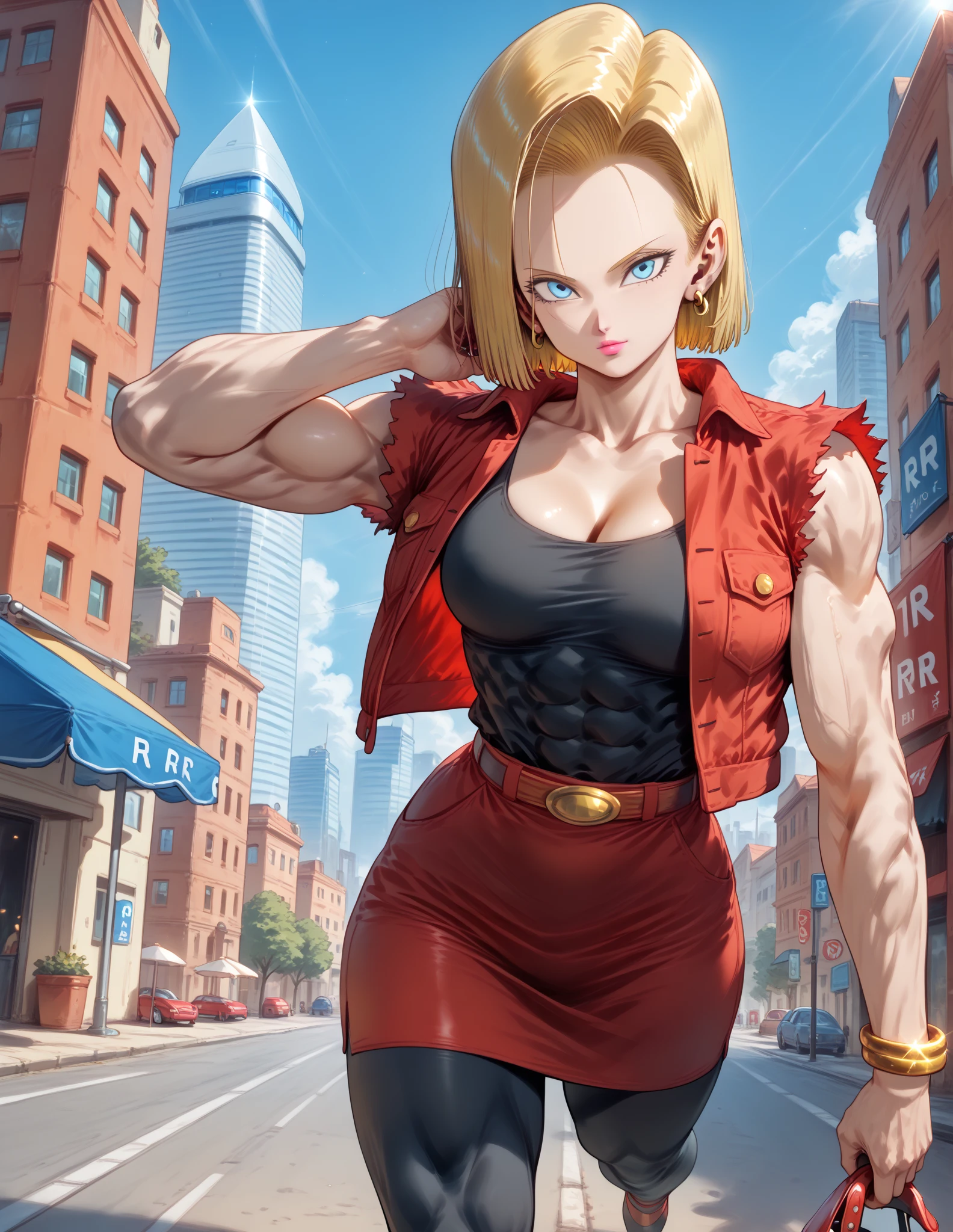 supergirl, pureerosface_v1, sticker of a girl from dc comic, full body, Kim Jung gi, , (gigantic breasts breasts 1.7),soul, digital illustration, comic style, cyberpunk, perfect anatomy, centered, approaching perfection, dynamic, highly detailed, watercolor painting, artstation, concept art, smooth, sharp focus, illustration, art by Carne Griffiths and Wadim Kashin ,, (masterpiece, best quality, ultra-detailed, best shadow),, In the style of Neon Genesis Evangelion, you find yourself standing on a desolate, post - apocalyptic wasteland, as the distant ruins of a massive city loom on the horizon. The sky is filled with ominous clouds, as a massive creature towers in the distance, huge breast, gigantic , titsnipples, curvy, thicc