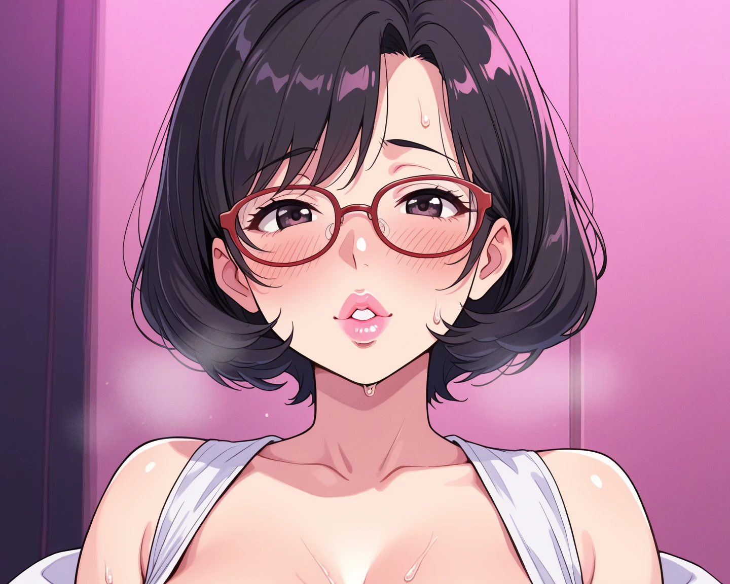 50 year old mature adult woman、Men holding penises and surrounding a girl、Teasing Smile、、From the penis、at the park、??????? for girls、Thick thighs crowded together、Plump Mature Woman、Glasses、Ahegao