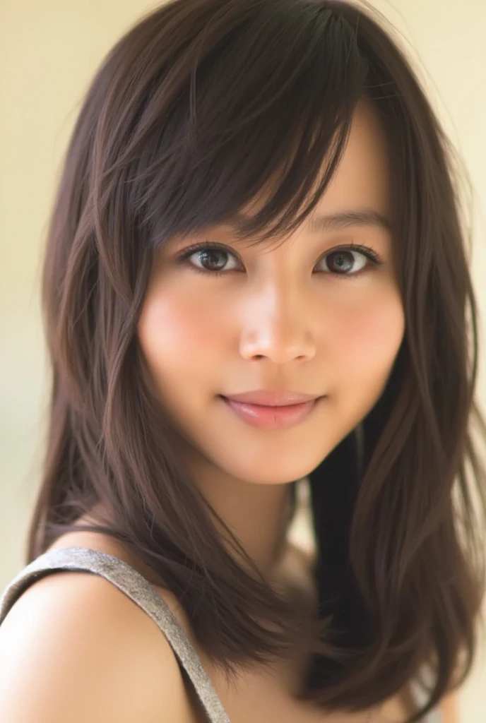 highest quality, masterpiece, , Ultra-high resolution,(((Portrait Photography)))、 (Photorealism: 1.4), Raw photo, Beauty Japan, (Huge boobs)、(((Fancy bra))),((Full body photo))),Surreal、Beautiful Japanese Woman、Highly detailed face, Highly detailed eyes, double eyelid, Highly detailed skins, Highly detailed fingers, Highly detailed nose, Highly detailed mouth, Perfect Anatomy, Crisp and highly detailed textures, (1 Japanese Women),Beautiful girl face、A young and cute gravure idol、Yoshitomo Nara、Young Gravure Idol、Cute Smile、(Sexy:1.2)、