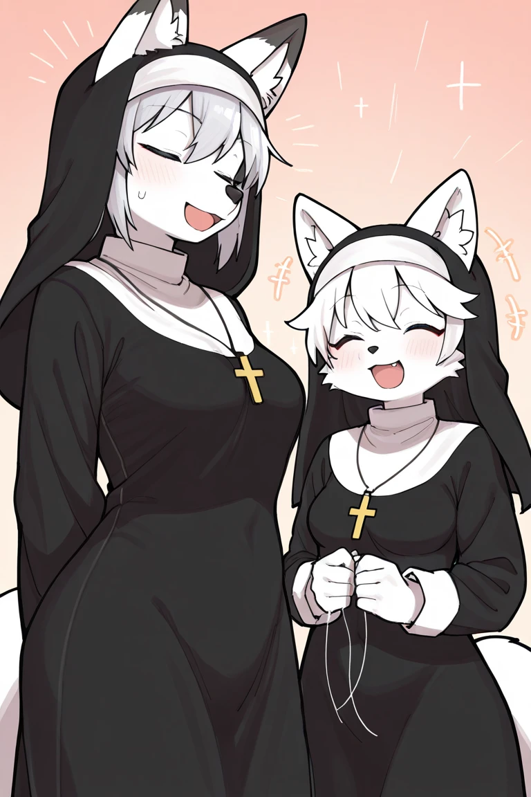 toriel, big breasts, nun, embarrassed, holding panties