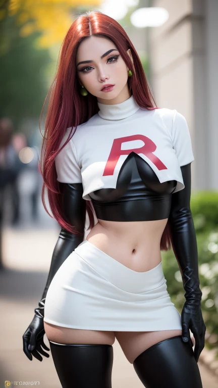 Jessie de pokemon in diminuta underwear