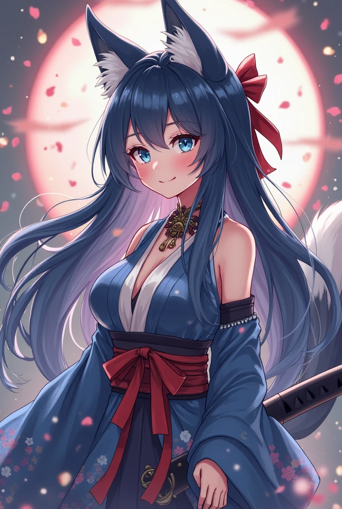 (masterpiece), (ultra-detailed), best quality, 8k, 1girl, solo, outdoors, park, city, cherry blossoms, shylilyfirst, :3, large breasts, cleavage, skirt, shirt, bikini, bikini under clothes, off-shoulder, see-through, see-through shirt, thigh strap, navel, sailor collar, school uniform, halterneck, criss-cross halter, facial mark, tattoo, cetacean tail,