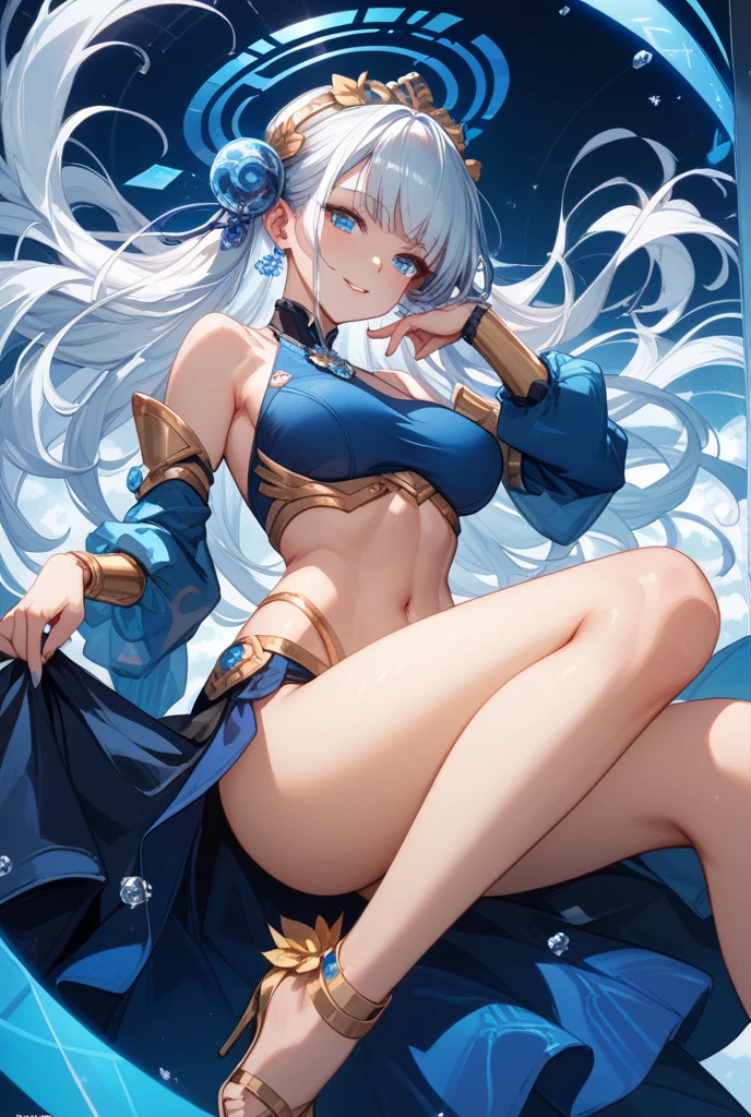 (((highest quality、first-clasasterpiece、Normal body、8k、Detailed face、Ultra-precision、Normal hand、Normal finger、5Finger、)))Brightly colored hair、Rainbow black silver hair、Small breasts、Flexible body、Legendary Hero、Legendary Heroの剣、Legendary Heroの鎧、Legendary Heroの兜、Legendary Heroの盾、敗北したLegendary Hero