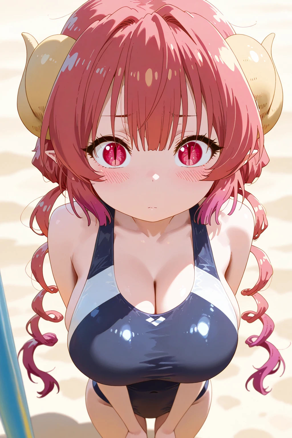 1girl,
gotoh hitori,bocchi the rock!,
gweda,ke-ta,hiten \(hitenkei\),ogipote,
one-piece swimsuit,open mouth,barefoot,full body,groin,dotted line,breasts,cleavage,watermark,looking at viewer,sidelocks,tassel,blunt bangs,alternate hairstyle,clenched hands,long hair,ass,hair between eyes,alternate costume,covered navel,turn pale,competition school swimsuit,hair ornament,very long hair,blush,hands up,pink hair,outstretched hand,gradient background,from side,nose blush,collarbone,cube hair ornament,double bun,blue background,leaning forward,hair bun,simple background,school swimsuit,large breasts,standing,:d,blue one-piece swimsuit,swimsuit,white background,smile,solo,blue eyes,own hands together,closed mouth,one side up,white one-piece swimsuit,straight hair,
sensitive,masterpiece,best quality,very aesthetic,absurdres