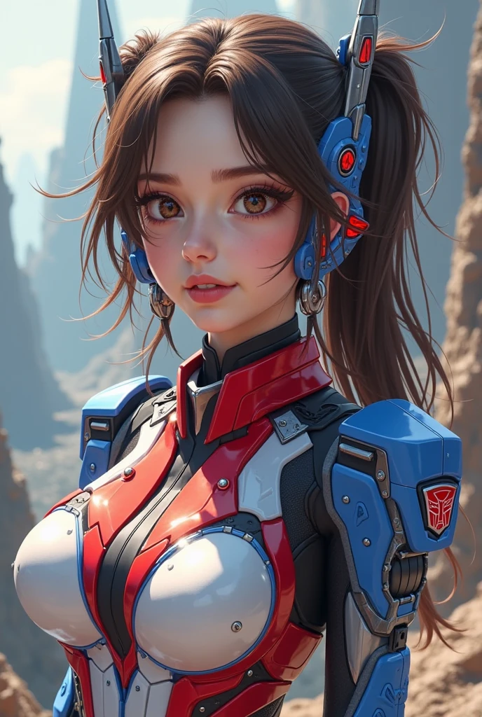 masterpiece, best quality, ultra-detailed, illustration, 1girl, highly detailed evangelion costume, (large robot background), detailed skin texture, beautiful detailed face, intricate details, ultra detailed