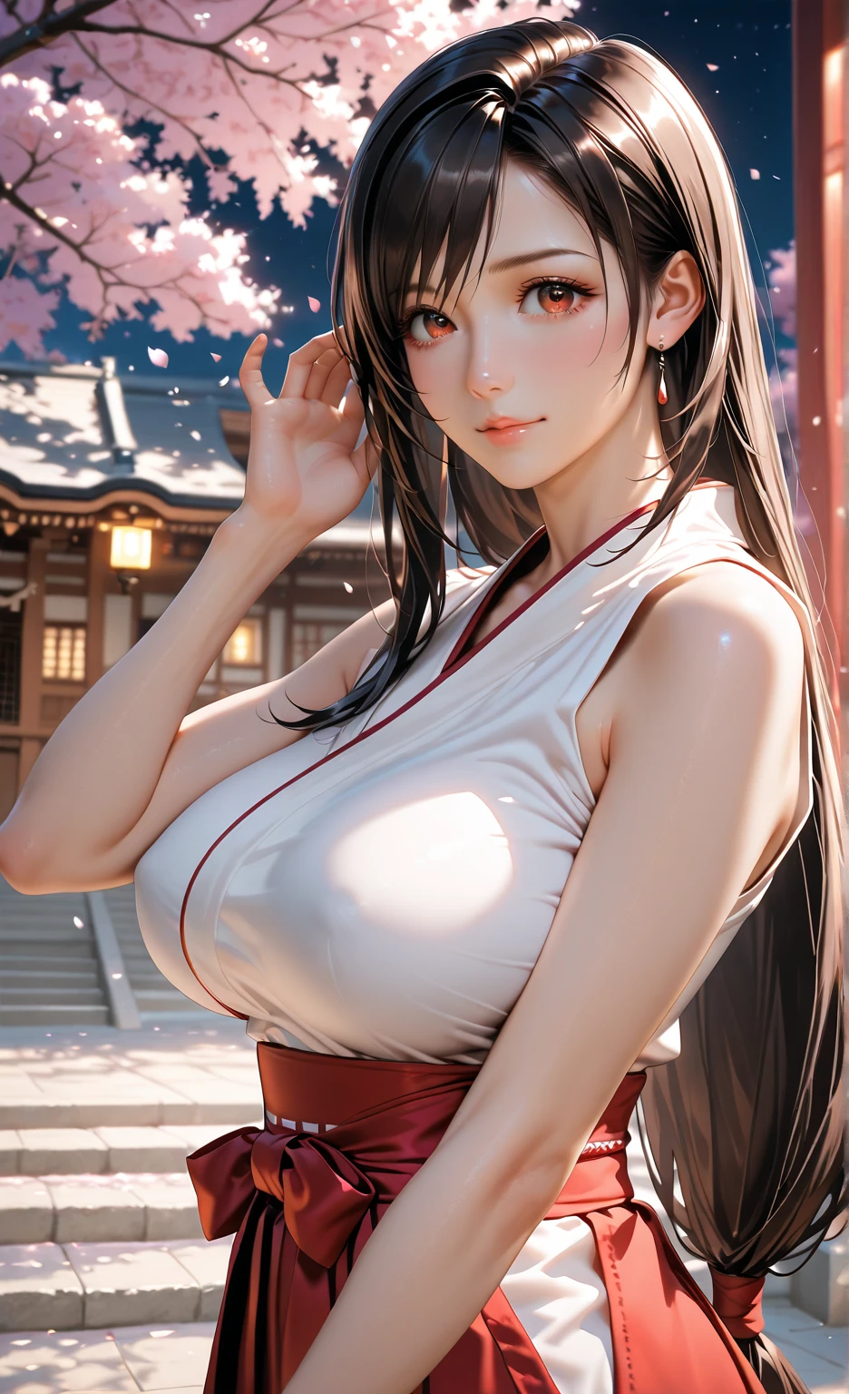 ((highest quality)), perfect face,(very cute face), (Detailed and very large breasts),perfect face, (half up),(big breasted girl),(1 person),shy,Your hands are wet,((Exposed breasts from the side)),((jk)),((No underwear)),(Japanese),(White sexy nude apron),(skinny)