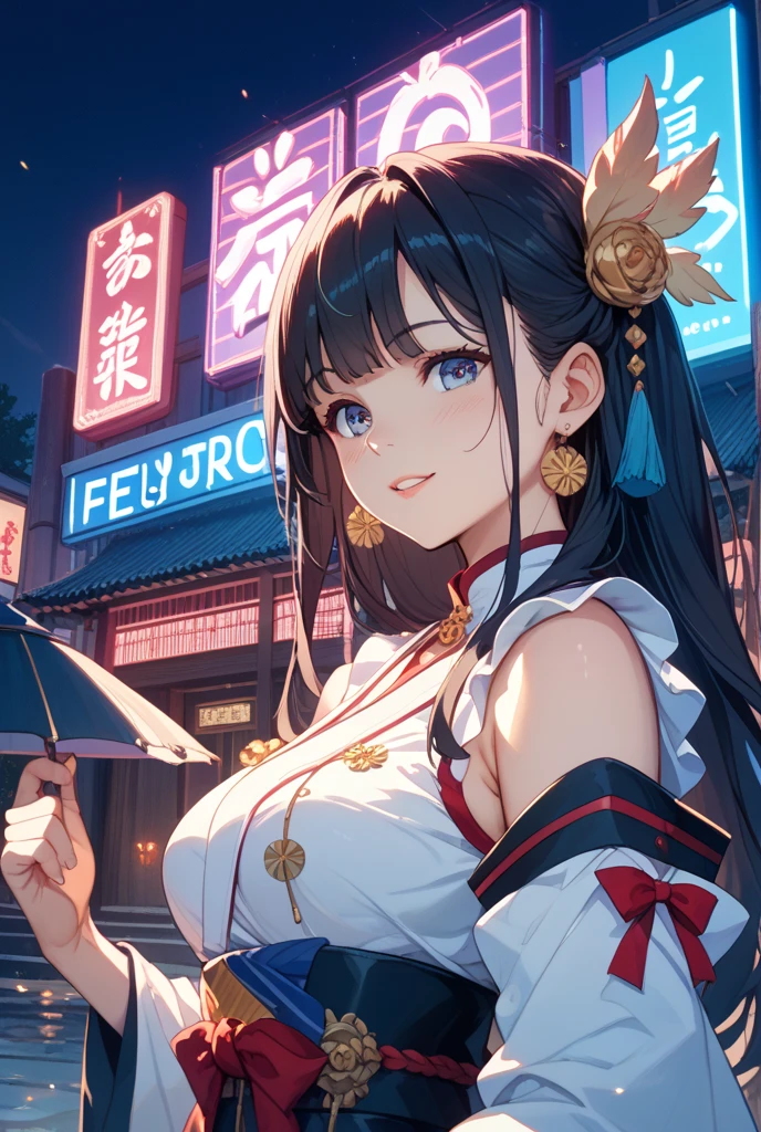master part, best quality, Ultra high resolution (Realismo: 1.4), foto original, Lente 35mm, abertura F1.4, movie poster, luz e sombra, cenario de festa no fundo, Scantily clad young lady, garota de anime, garota propaganda para o Youtube cabelos azuis longos, pele real, (Detalhe da pele: 1.3).,
