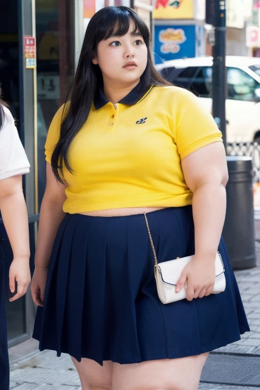 a 10 year old obese girl, chubby cheeks, round face, double chin, thick arms and legs, wearing a , standing in a school setting, realistic, detailed, highly detailed, intricate details, photorealistic, 8k, masterpiece, cinematic lighting, dramatic shadows, vibrant colors