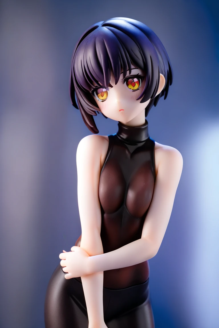 girl, Black hair, short hair, small breasts, sex, vaginal penetration, light blue eyes