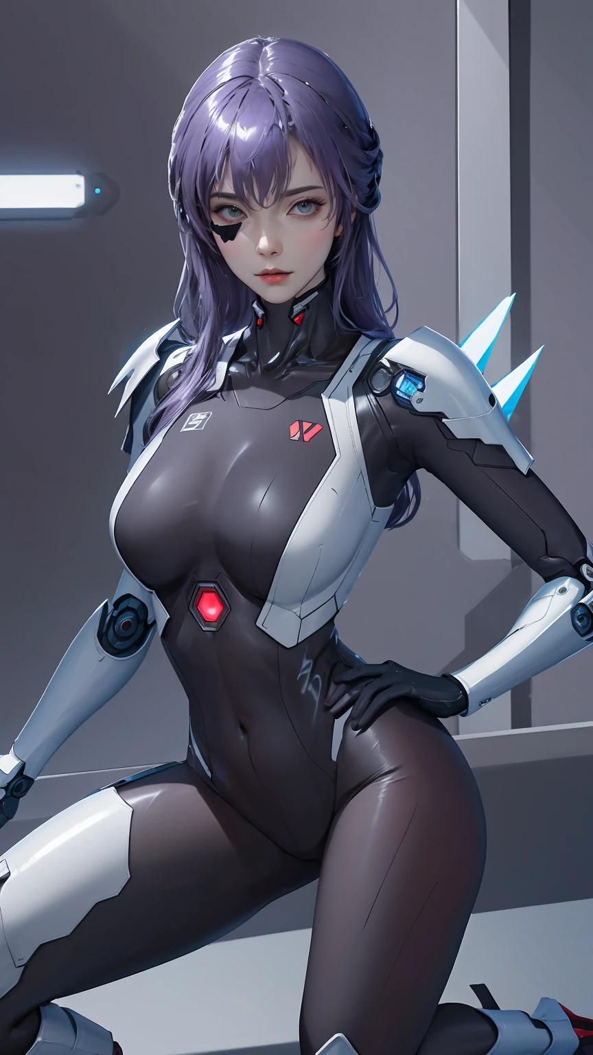 , Woman in futuristic suit, The face is rich in detail, Cool, Mother, Tomboy, Very large breasts, (), Mature face, (Mature female), Network Service, Anime girl in tights, Milk, Elegant body, navel focus, Naked body, Gloves, earrings, Science fiction, Actress, permanent, Volumetric Light, Detailed lighting, Detailed texture, European Cyberpunk, The Opai of Biomechanics, masterpiece, The best eyes, Sci-fi background, Future Landscape, Low Angle, Smooth surface, (((Grab your breasts))), National Foundation