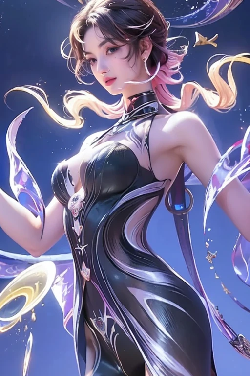 (Best Quality, 8K, Masterpiece, HDR, Soft Lighting, Picture Perfect, Realistic, Vivid), Bunny Girl (1.0), Bunny Girl with Pink Hair and Sexy Skimpy Clothes, pink bodysuit with glitter texture, Beautiful anime fantasy, Very beautiful and cute bunny girl, rain of pink flower petals, background blur, anime fantasy, work in Gouves style, realistic: 1.37, top view, lying in pink flowers, horizontal view, (Ultra High Quality Fantasy Art), Masterpiece, Female Model, Ultra High Quality Female Character Designs, Detailed 8k Anime Art, Realistic Anime Art, Highest Quality Wallpapers, Intricate Ultra High Quality Accurate Female Characters Faces, High Quality Designs and Accurate Physics (Fantasy- ultra-high quality art), dark fantasy style), masterpieces, super high quality characters, anime resolution - 8K, realistic anime art, wallpapers with the highest quality illustrations, ultra-high facial detail, high-quality design and accurate physics), color, depth of field, shadows, ray tracing, high quality workmanship. -high-quality and 8K resolution, (Accurate simulation of the interaction of light and materials)], [High-quality hair detail [More about beautiful and shiny white hair]], (Beautifully detailed hands [perfect fingers [Perfect nails]]]]]], (perfect anatomy (perfect proportions)))) [[Full-length]], [Perfect combination of colors (Accurate imitation of the interaction of light and material)], [art that conveys the meaning of history]