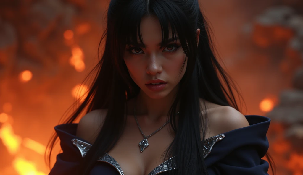 (masterpiece:1.0), (Highest quality:1.0),(Medium Shot:1.3) ,(Realistic:1.3), RAW Photos, (Detailed Background, Under the bridge), (Beautifully detailed face, sorrow), High Contrast, ,The most beautiful chaotic shapes, (Best lighting, Very delicate and beautiful), ((Cinematic light)), colorful, Hyper Detail, Dramatic Light, Intricate details, Character environment contrast enhancement, Enhanced Sharpening, (1 female, 25, alone, Long black hair, Sharp Face,Dynamic Angle), Sharp eyes, Beautiful Eyes, wear ((Open kimono|mofuku)), (Exposing shoulders), Japan floral pattern, (naked:0.8), (Big Breasts:1.1), Mature Woman, Mature Woman, Skin dents, (Perfect female body, Correct Proportions:1.1), Blood splatter, Black light swirling around the character, Depth of written boundary,black light particles,(Broken glass), Slate atmosphere, Cinematic, (Enhanced Reflection, Enhanced Sharpening), gravity, Air pressure, Liquid material reinforcement, Enhanced Reflection (restricted), pale colour, Dark Shot, Calm colors, access, fog, Moody lighting, Ethereal quality,Captivating beauty, (Browsing Caution:1), Provocative pose, Sexy posture, (High Fashion, rich:1.4)
(whole body:1.5),
Pure Eros Face_v1,