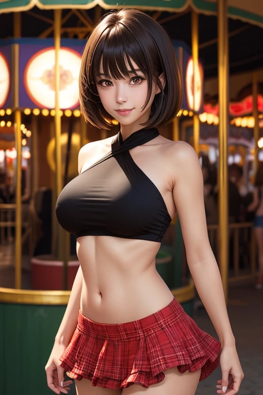 Highly detailed RAW color photo, beautiful young woman, short blonde hair, dynamic pose, (wide hips), (detailed skin), (detailed lips), (detailed eyes), (cosmic: 1.4), (necropolis: 1.1), (science fiction setting) (detailed face), (curvy), red clothing, detailed eyes, chromatic aberration, depth of field, soft lighting, masterpiece, best quality, intricate, (lens reflection: 0.7), (flowering: 0.7), particle effects, ray tracing, tone mapping, highly detailed, concept art, smooth, sharp focus, dramatic lighting, highly detailed art, cinematic, hyper-realistic painting, trending on Artstation, 8K, amazing shadows, realistic, (highly detailed background: 1.2), mid-journey art