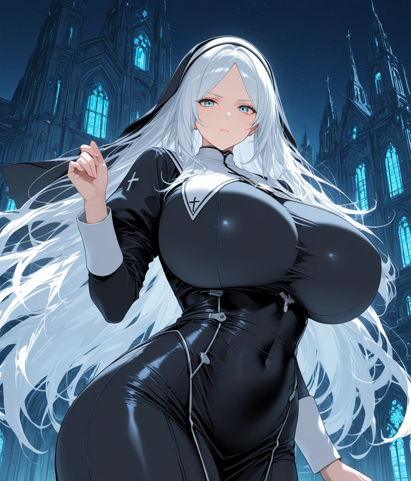 NSFW (melhor qualidade, 4k, master part :1.3), mulher bonita, Hiper realista, 1girl, (massive breasts, corpo atraente :1.2), abdominais :1.1, corpo molhado :1.2), Rosto ultra-detalhado, Detailed lips, olhos detalhados, Double eyelidm, decote aberto, seios pendurados, visible curves, agora, sexy, Pose do modelo, hair over eyes