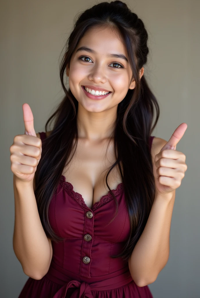 1girll, heartthrob, model, Depth of field, Photo, film, face, Plump body, Smile, teeth, Movie, Yoga pants for, self-shot, Night, Natural skin texture，Bigchest，systemic，tall