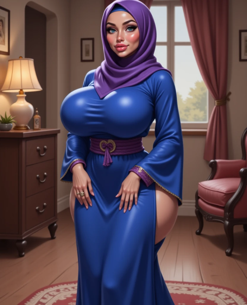 ai_generated , Testicle, breasts erection, exhibitionism, futanari, hijab, huge Testicle, huge panis, large penis, looking at viewer, muslim, muslim  female, outdoors, penis public, public nudity, skif45 solo futanari veiny penis,
