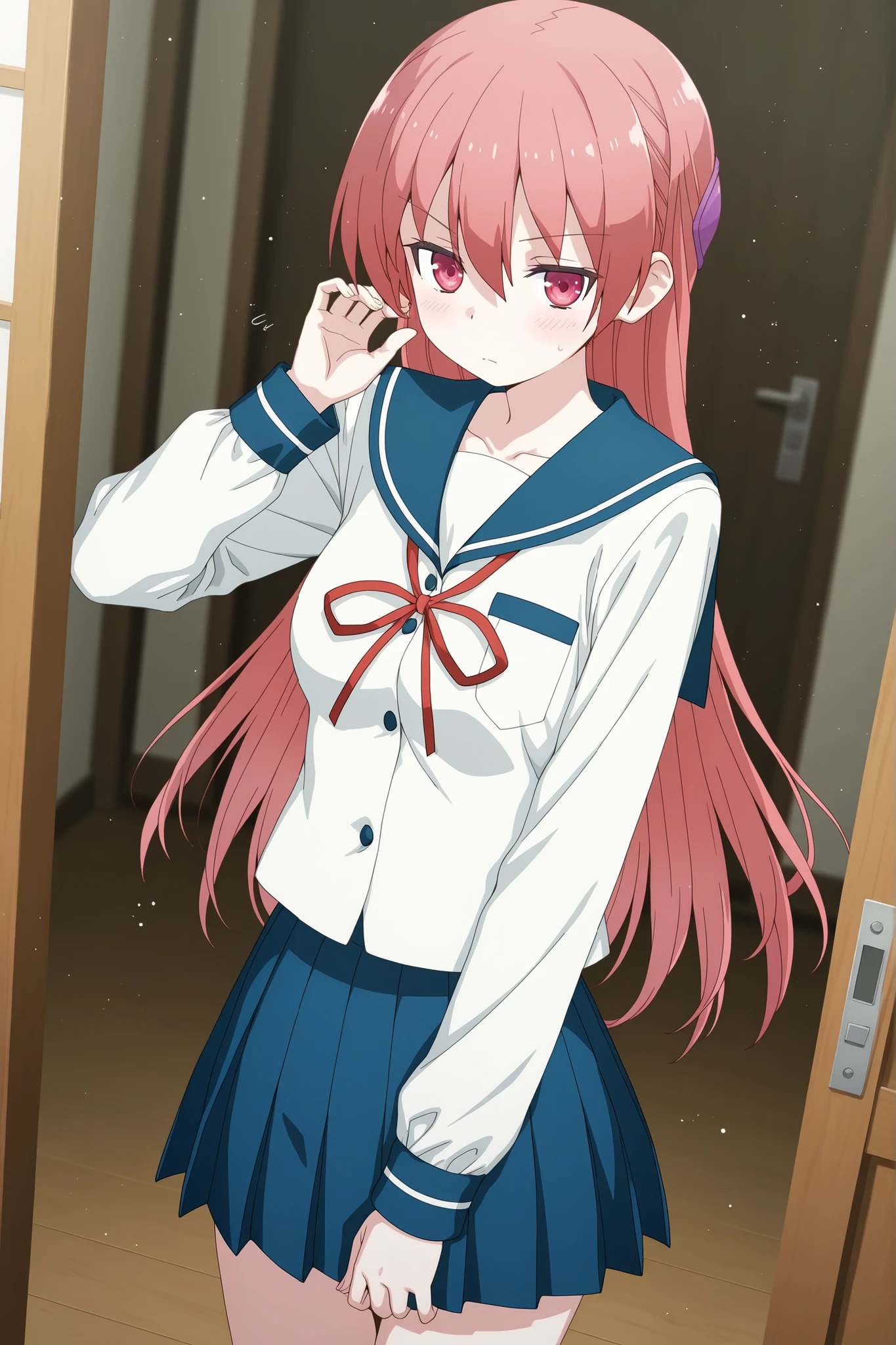 Tsukasa Yuzaki, pipi di cubit 