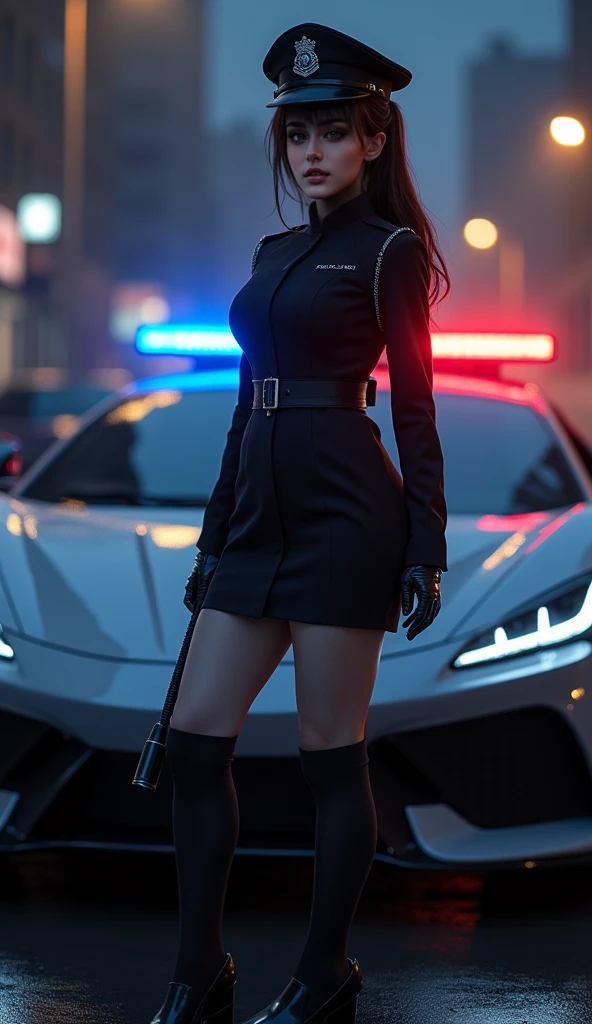 (Wide angle view). Matrix film inspired New York city, simple outlined neon tall buildings, glowing giant clock tower, year 1937 cars, lightning, 3D rendering Beeple. At night, (1girl, solo, alone), photorealistic, large-breast slim:0.6 body, oval:0.5 face, cleavage:1.1, very low angle view of sexy ethereal white dress, deep-v, ((upskirt)), glove, (Matrix style black micro sunglasses), ((aiming viewer with a short gun)), (half-body thigh level close-up shot), cinematic lighting, ray tracing.