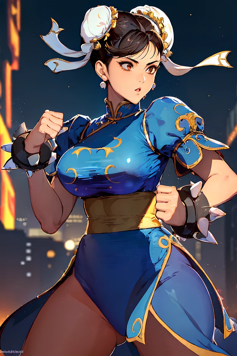 In the vibrant world of pixel art, two iconic characters from the Street Fighter universe come to life: Chun Li and Ken. With every detail meticulously crafted, their high-definition pixels radiate energy and intensity.
Chun Li, dressed in her traditional Chinese costume, exudes confidence and grace. Her intricately designed braids bounce with each pixelated step she takes. Her strong, toned arms are poised to deliver a powerful strike, Whether, embodying her determination and spirit.
Beside her stands Ken Masters, wearing his iconic gi with detailed stitching, his muscular build and chiseled jawline evident even in pixelated form. His focused