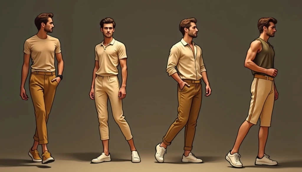 candid fashion illustration of young Mixed race 2man supper models, both aged 22 year old, skinny and lean, ((showcase fashion look book in White outfits)), inspired by Christian Dior's resort collection in elegant young bohemian style. The man wears only white sheer G string, topless, standing spread apart give a nice view of his thick bulge cock line, He completes his look with white sneakers, round sunglasses and bracelet. The other man complements him in speedo ensemble includes an accessorizes with a straw hat, white sneakers, Captured in a dynamic angle, ((full-body image)), ((pastel color background)), sketching, realistic pencil lines, imperfect drawing, fading sketch, fashion look book, fashion illustrator, sketch design,