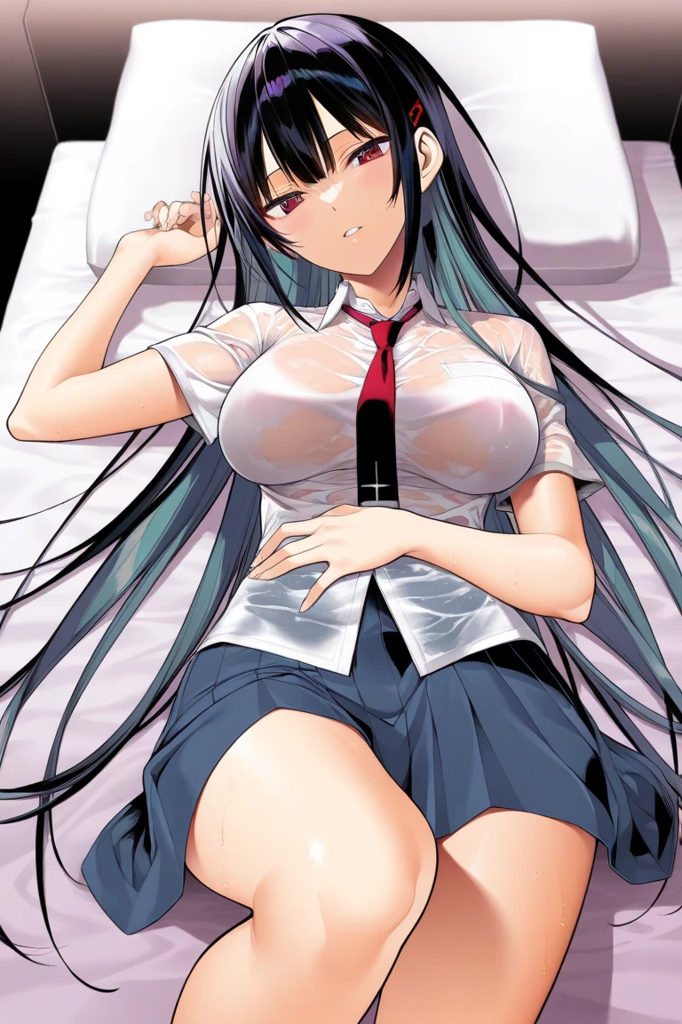 ((Highest quality)), ((masterpiece)), (be familiar with), Perfect Face, indoor, Bedroom, Watching the audience,
One woman, Shiba Miyuki,
Open Mouth, Ecstatic expression, blush, smile,
Small breasts, Flat Chest, Young Girl, Lori, child, Girl,
Long Hair, Long Hair,
Fully nude, Nipples exposed, Sex with a man with a big dick, 膣内ejaculation, Semen is taken, Insert a into your, Sex in missionary position, , Leg spread,