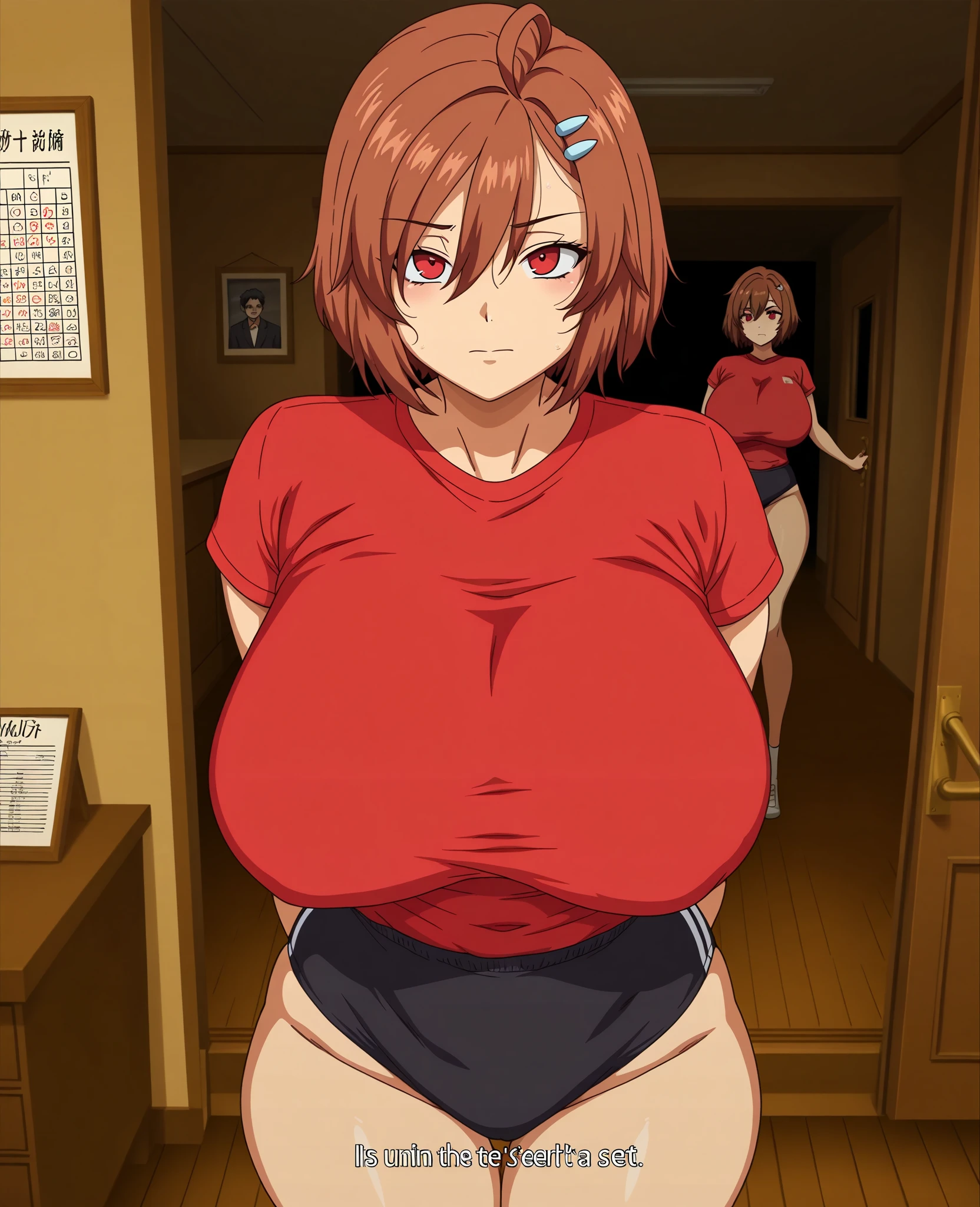 ((((completely white background)))),(((1 girl naked))),(((8K,2 thousand.))),(tmasterpiece), (((beste-Qualit))), (Ultra-detailed), (((highly detailed CG illustration))), ((Extraordinarily gentle and beautiful face)),,a 1girl,( ConceptArt) , , (tmasterpiece:1.2), (beste-Qualit:1), ((( Extremely embarrassed face))),, (((Cheeks are very rosy, chest bright red.)) , (( emotion)),((((The eyes are drawn in the style of manga)))),(((big breastes))), ((red hair and eyes in the style of manga)) ,(Short Hair Hair),(Detailed crotch) ((((confusion)))), (((comics))), (((naked ass))), very sad eyebrows)), ((Eyes Covered)) , (a lot of red blush on the cheeks)The mouth is not very open, (((climbs the wall))) , ((unsuccessfully covers the groin))