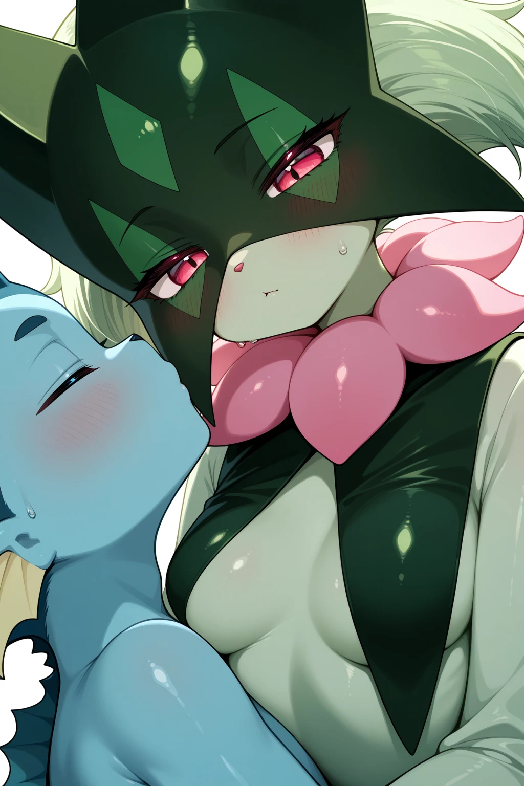 score_9, score_8_up, score_7_up, score_6_up, score_5_up, score_4_up, (source_anime), pokemon, 2girls, (( gardevoir, Tall stature, giantness, big breasts, Withered breasts, Sagging breasts,  big Thighs, big ass)), Distant vision, ((lillie from pokemon, ???, Little kid girl, sucking breast) age difference, giant size difference, field, Horizon, forest, sunny day, sucking breast, forced, rape, raping