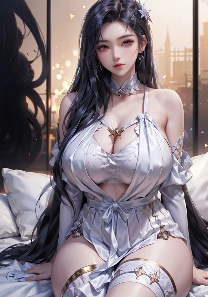 1 beautiful fox woman, perky breasts, ample cleavage, round and firm breasts, perfectly shaped bust, skintight black pants, beautiful face, aroused expression, seductive, intense makeup, eyes closed, mouth open, lying asleep, open legs