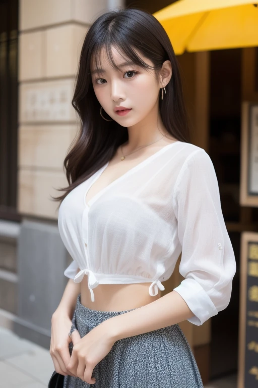 Tabletop、Solo Shot、supreme beauty、masterpiece, (Stock Highlight 1.3)、 (Blouse 1.3)、(Satin panties 1.3),Slender,Japanese,line up,Dynamic Angle、 Attention to detail, Depth of written boundary, 135mm, Textured skin, Super detailed, high quality, Awards, 最high quality, High resolution, 8K, White skin,Natural light,stylish,Perfect composition、最high quality、Very detailed、masterpiece、Slender body,Beauty、Age 25、On the street、(Random hairstyle)