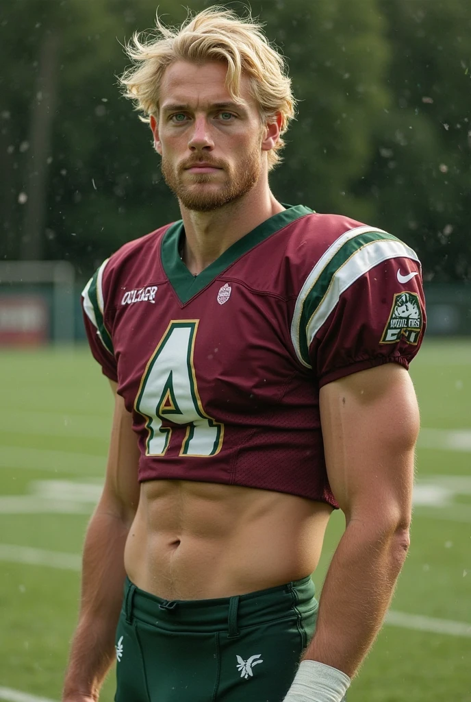 Logan jensen, 25 years old. Very muscular body, dressed in a kilt and ???????