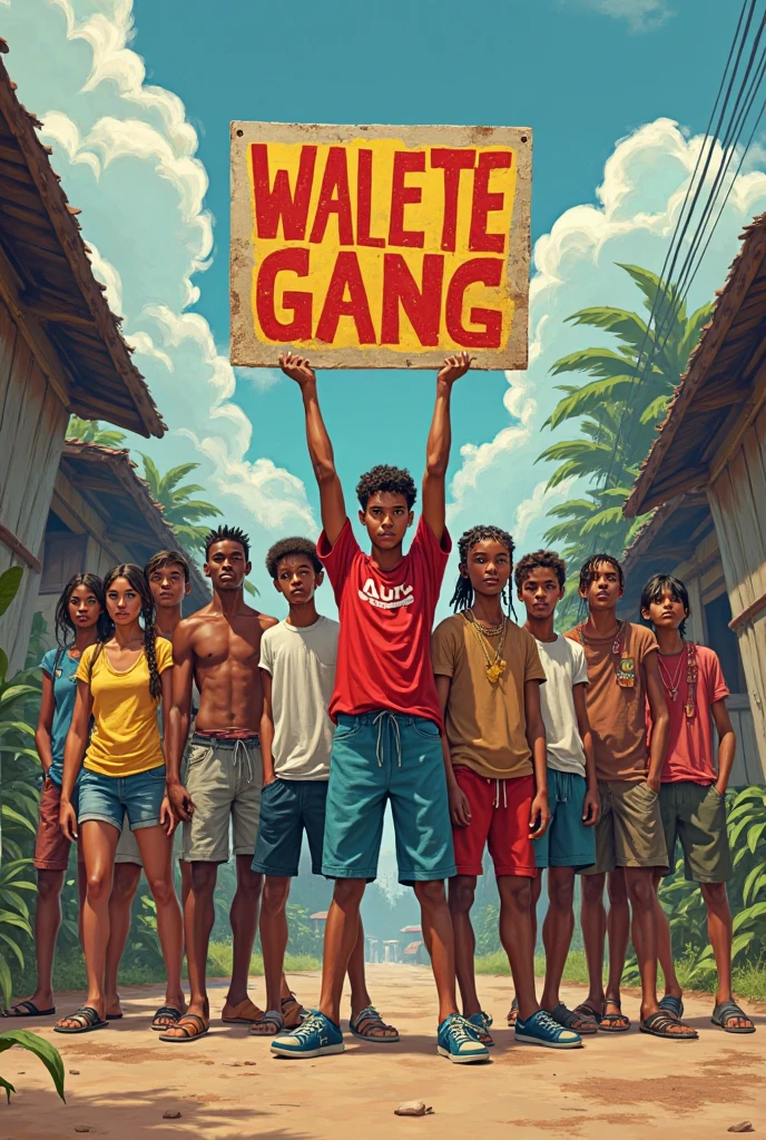 Change background deadly gangs boy