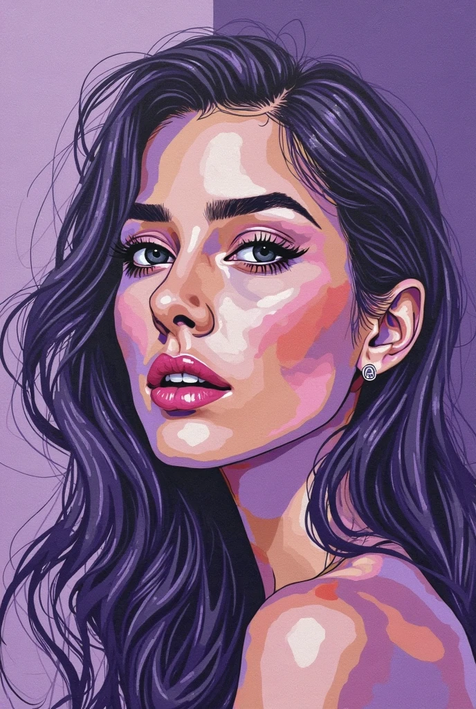 Chica hermosa y colorida: A 28-year-old Giru, cabello desordenado, painting oil painting, bonita cara perfecta con piel suave cara perfecta, colores verdes- azules, Additions of light purple and violet, adiciones de rojo claro, detalles intrincados, pantalla de bienvenida, 8 k resolution, obra maestra, cara linda, pintura digital artstation flujo de tinta muynegro suave: 8k resolution Photorealistic masterpiece: pintura gouache fluida intrincadamente detallada: por Jean Baptiste Mongue: calligraphy: acrylic: acuarela arte, profesional photography, natural lighting, volumetric lighting maximalist photoillustration: por Marton Bobzert:, complejo, elegante, expansivo, genial, cabello ondulado, vibrante, Detalles de mejor calidad, realista, Hi-Def, Textura de alta calidad, Epic lighting, cinematic film still, 8k, soft illuminaotion, estilo anime, borde magistral de naipes, arte colorido aleatorio, painting oil painting, colores amarillos azules, light purple and violet additions, adiciones de rojo claro, detalles intrincados, pantalla de bienvenida, 8K resolution, obra maestra, pintura digital de artstation Flujo de tinta muyBlack suave: 8k resolution Photorealistic masterpiece: gouache fluido intrincadamente detallado pintura: por Jean Baptiste Mongue: calligraphy: acrylic: acuarela arte, profesional photography, natural lighting, volumetric lighting maximalist photoillustration: por Marton Bobzert:, complejo, elegante, expansivo, genial, vibrante
