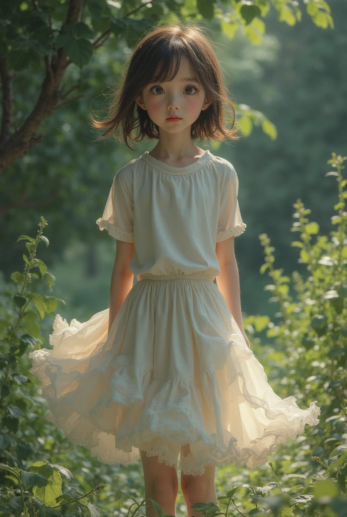 Girl with white socks 

