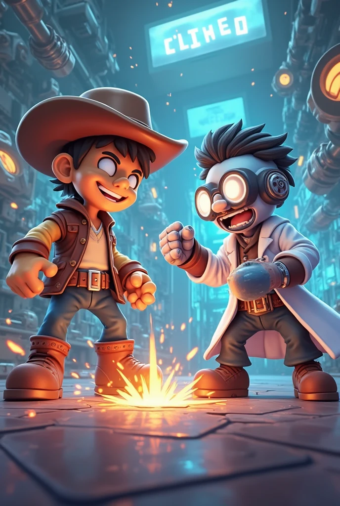 Young man with oriental face in leather hat, dragon, formal suit, short black hair, silver glasses, digital painting, 3D character design by Mark Clairedon and Pixar and Hayao Miyazaki and Akira Toriyama, the illustration is a high-definition illustration in 4K resolution with very detailed facial features and cartoon-style visuals.