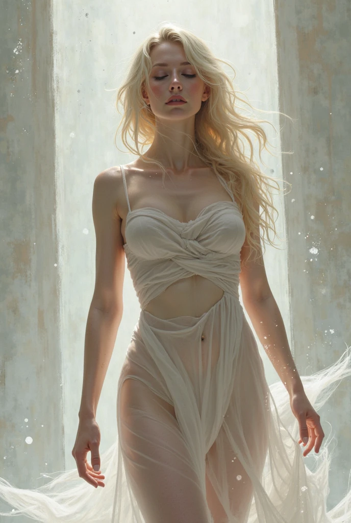 Blonde Woman, dancing, (boobies 1.2) (is) 