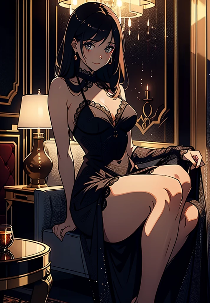 (masterpiece:1.2, best quality), A lot of ladies, Large red velvet sofa、Sexy beauties、sit、stand、Pause、White Skin、darkskin, (open breasts:1.1),((night luxury lounge:1.2, lounge girls:1.3, dress up、Random cute girls and sexy beauties)