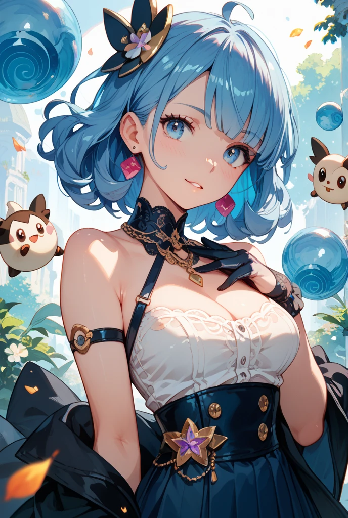 #quality(8k,best quality, masterpiece,super detailed),solo,#1 girl(cute,kawaii,dragon ball, blmlong, aqua hair, blunt bangs, long hair, playboy bunny, rabbit ears, black pantyhose, big smile,red bowtie, wrist cuffs, black leotard, large breasts,close-up head:1.4,skin color white,holding dragon-ball,dynamic pose),#background(casino,noisy),draw right hand correctly please