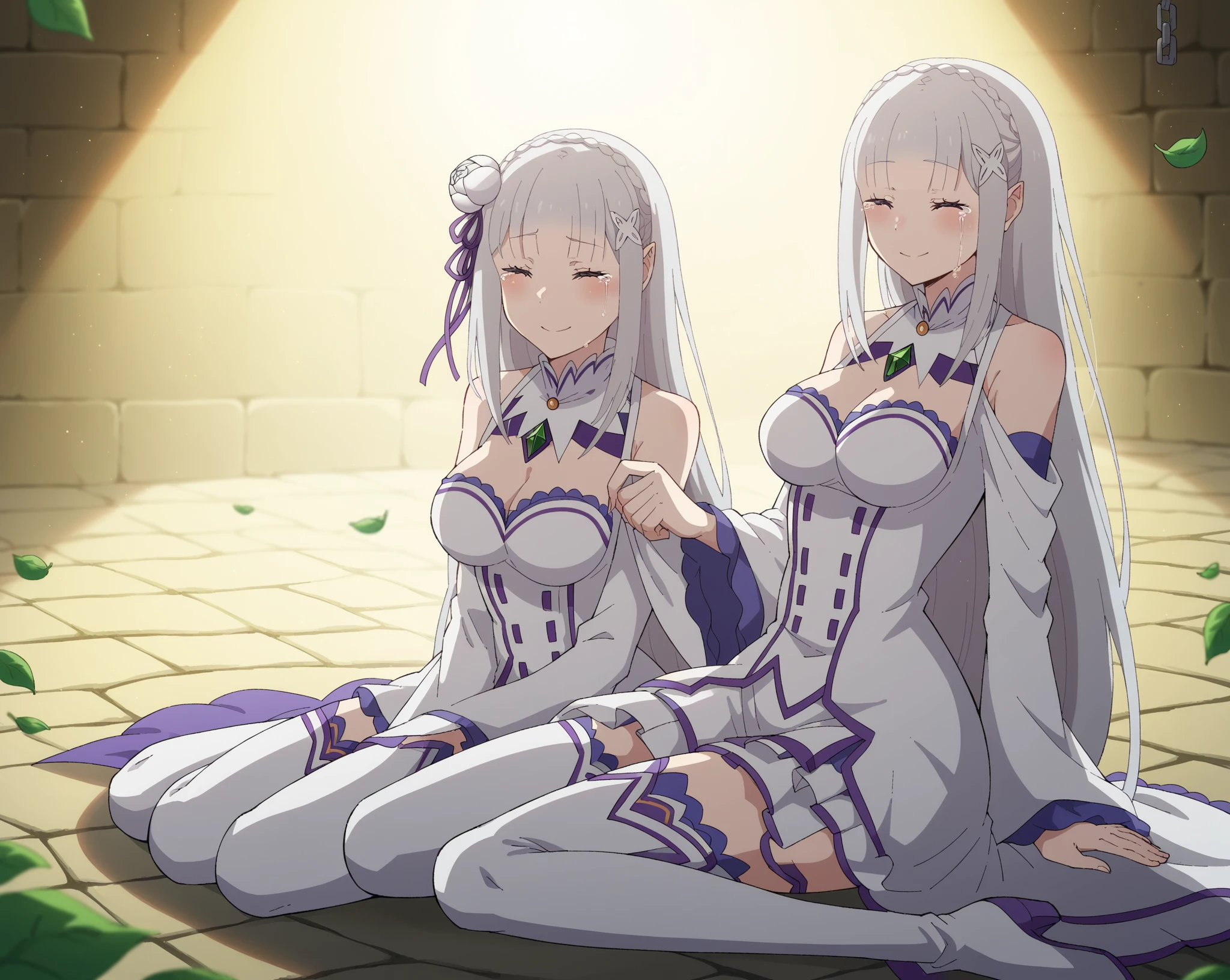 A girl,Long hair, Bangs, White hair, Hair between the eyes, s eyes:(1.5), (Large Breasts:1.2),
rest 锁骨, Wedding dress,veil,wedding,White Dress,Flowers,The skirt is broken,White socks,Tights,White knee socks,
Looking at the audience, whole body,
indoors, church,permanent,permanent,
rest (masterpiece:1.2), best quality, high resolution, 8k wallpaper, (illustration:0.8), (美丽细致s eyes:1.6), Extremely detailed face, Perfect lighting, Extremely detailed CG, (Perfect hands, Perfect anatomical structure),