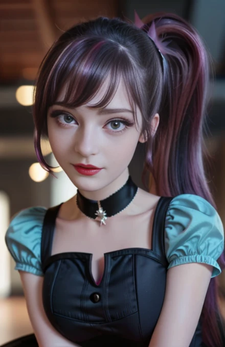 (masterpiece:1.5), illustration, 4k, 8k, (high quality:1.1), highly detailed, detailed face, HDR, vivid colors, <lora:kuukow:1>, marnie, 1girl, detailed eyes, beautiful eyes, happy, own hands together, Hakodate, light, cosplay