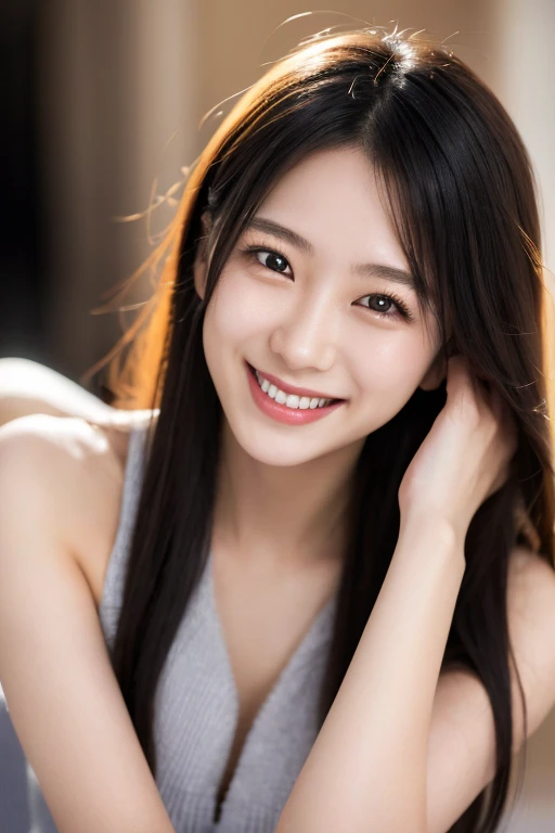 masterpiece,best quality,(Japanese ),((Beautiful girl)),,indoor,(perfect body beauty:1.2),(shy smile),beautiful teeth,
