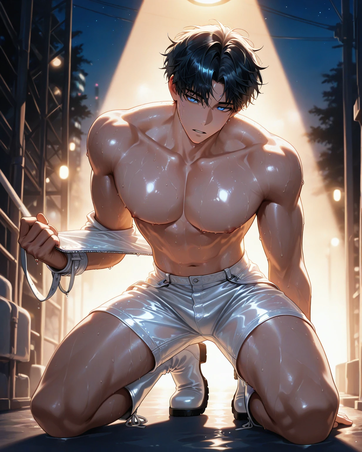 In Medieval monastery Boy Muscular demo boy, seduce, around a young boy "young novice  19 years old", athletic, young man, in torn panties, slips,  Erotic. 