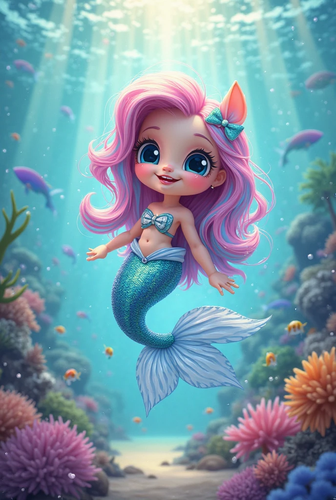 The Mermaid Ariel sl style Hello Kitty real