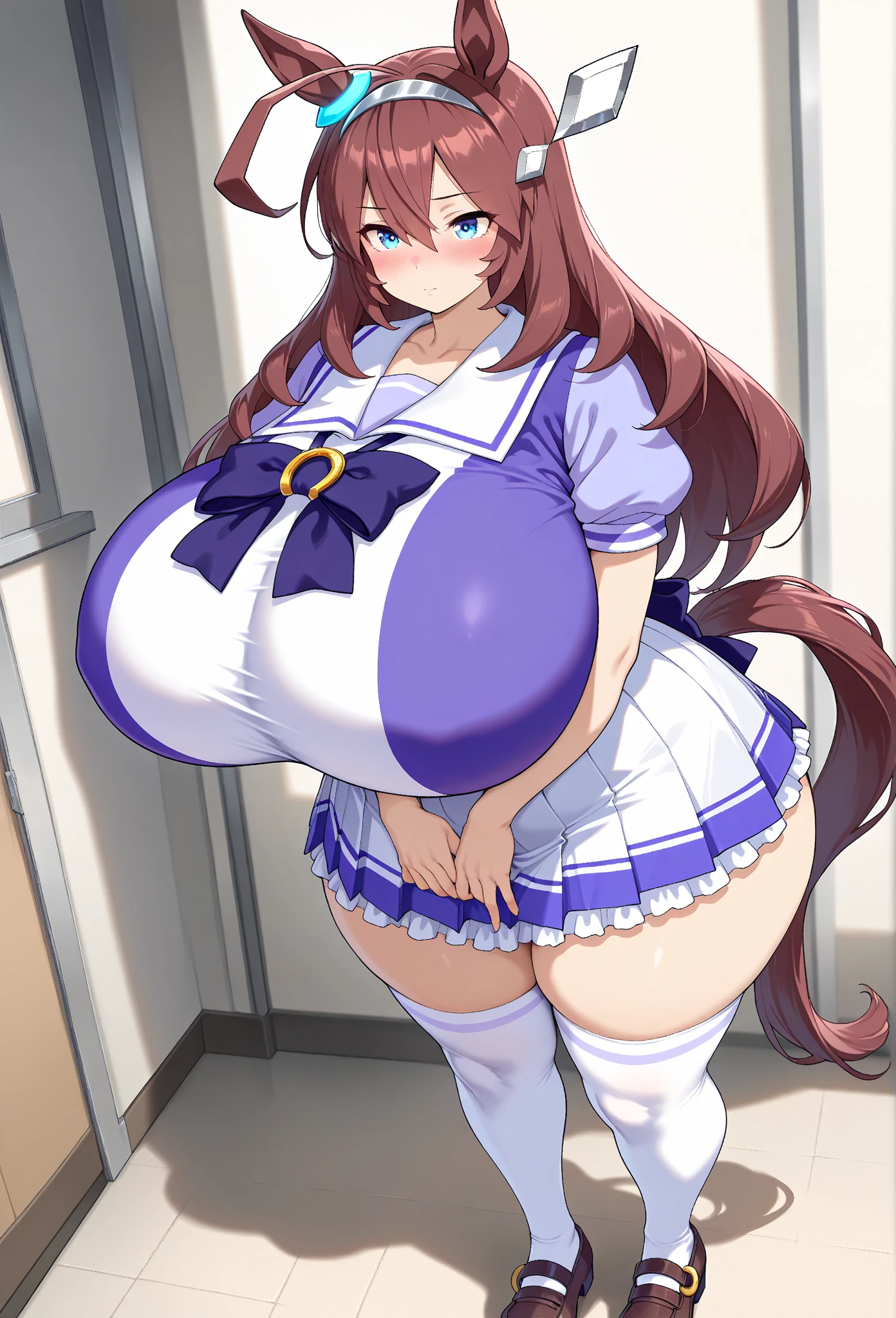 sazaki kaoruko,Mature Woman,Plug Suit, Brown Hair,Light brown eyes,Nipples become erect,vapor,Sweat,体から出るvapor,Twin tails,Voluptuous body,turtleneck,Looking down at the viewer,Cowboy Shot,Dimly lit room,Shiny bodysuit,Squat,Huge breasts,Showing pussy,Touching pussy,Low - Angle,Chubby,vaporに満ちた部屋