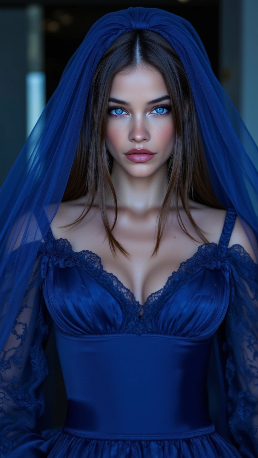 arafed, femme, à, ensemble lingerie noir, fille sexy aux yeux bleu, Portrait de Sophie Mudd, cheveux noir et grands yeux, selfie d'une jeune femme, yeux de la chambre, violette myers, sans maquillage, maquillage naturel, regarder directement la caméra, visage avec artgram, maquillage subtil, Superbe photo de tout le corps, dans le salon allongée sur le canapé chesterfield, clivage