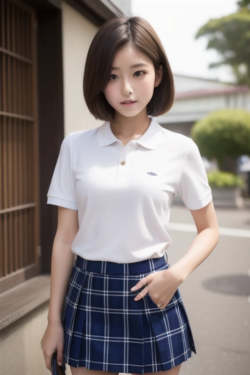 Kawaii Girl,japanes,14years,Full Body Display、​masterpiece、８K、Wearing a neat and light miniskirt dress、low angles,With the best image quality、beautiful a girl, cute little,, hight resolution, ultra-detailliert, finely detail, ighly detailed, ighly detailedな目と顔, Sharp pupils,Teenage girl standing at campsite。超hight resolutionで,Cute smile, Cinematic lighting,tranquil atmosphere、美しいfinely detail,ighly detailedな目と顔、Ultra-wide-angle shooting、Kneeling on one leg,elementary student