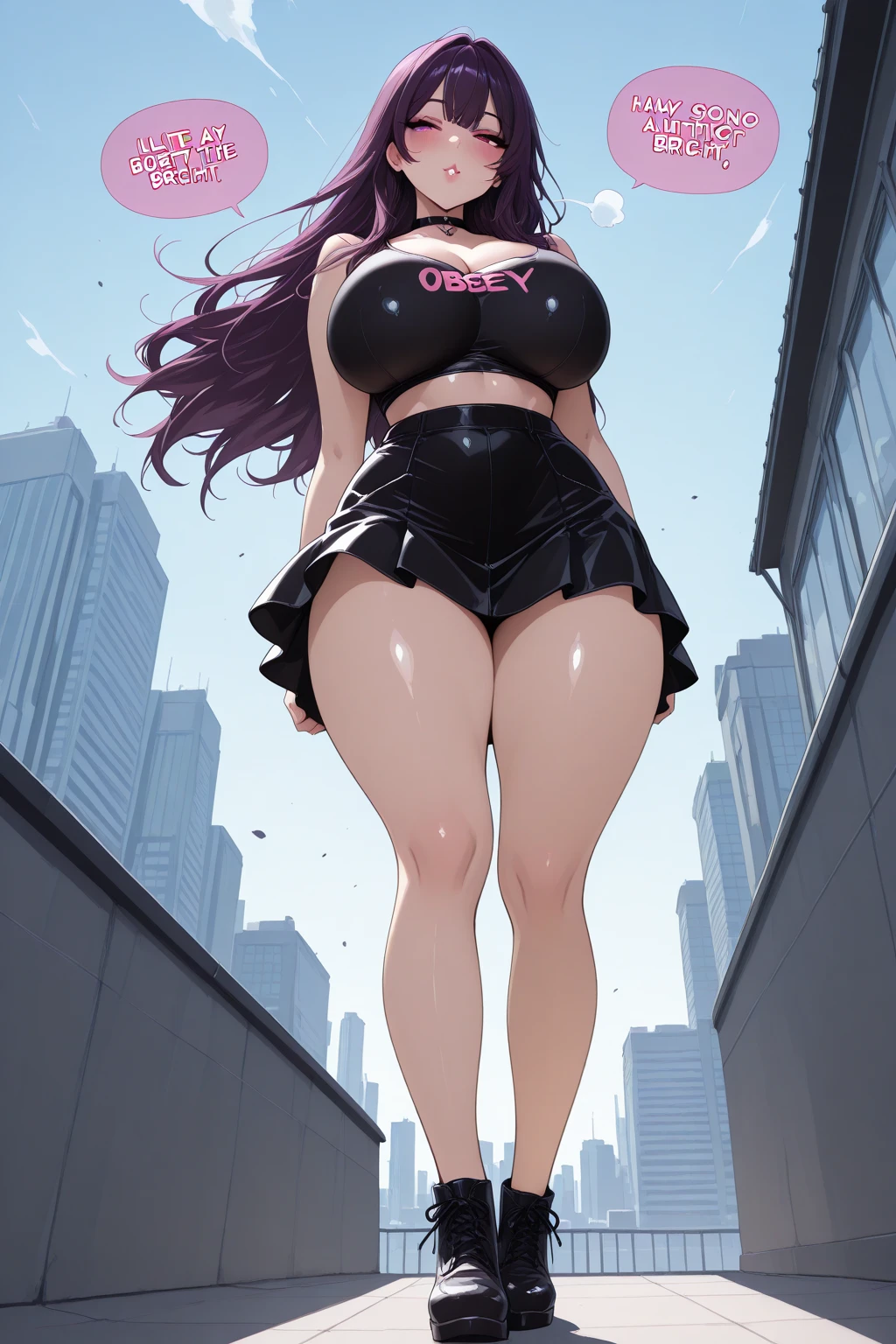 masterpiece, best quality, extreme detailed,1 girl ,PlanetaryGTS, larger than mountains, litle city, on bed:0.5, standing, tongue out, mouth open, blush,large breasts,little city,little buildings, little skyscrapers, destruction, standing above on little city, tiny city underneath her barefeet, stepping on the city city with her bare-foot, dirty sole, tiny city underneath her foot, view of her sole, rampage,sky,day, hands,cat ears, cat tail,looming,pov,orange color twin braids, blue eyes,white leotard, white tights,masterpiece, best quality, absurdres, ultra detailed,mountain ,horizon,skyline