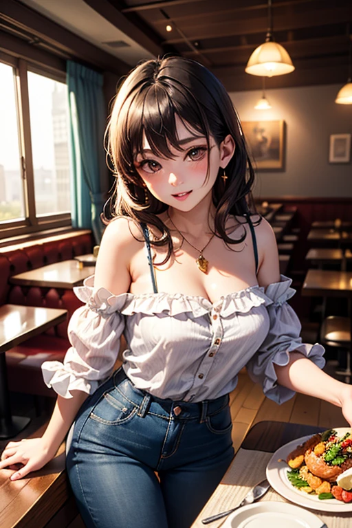masterpiece, best quality, very detailed, high resolution, expensive resolution, high resolution, 4K, 8k, Unity 8k wallpaper, highly detailed CG, masterpiece, 2D, 3D, beautiful details, depth, fine texture, best quality: 1.3, perfectly focused, crispy skin, he,
Very cute anime girl, two girls who are employees of a night bar, sexy dress, big breasts, expensive pink medium long hair and brown short hair, two girls, night bar, mole under eye, looking at the viewer, expensive, blush, mole, lips parted,, heart, pink eyes, choker