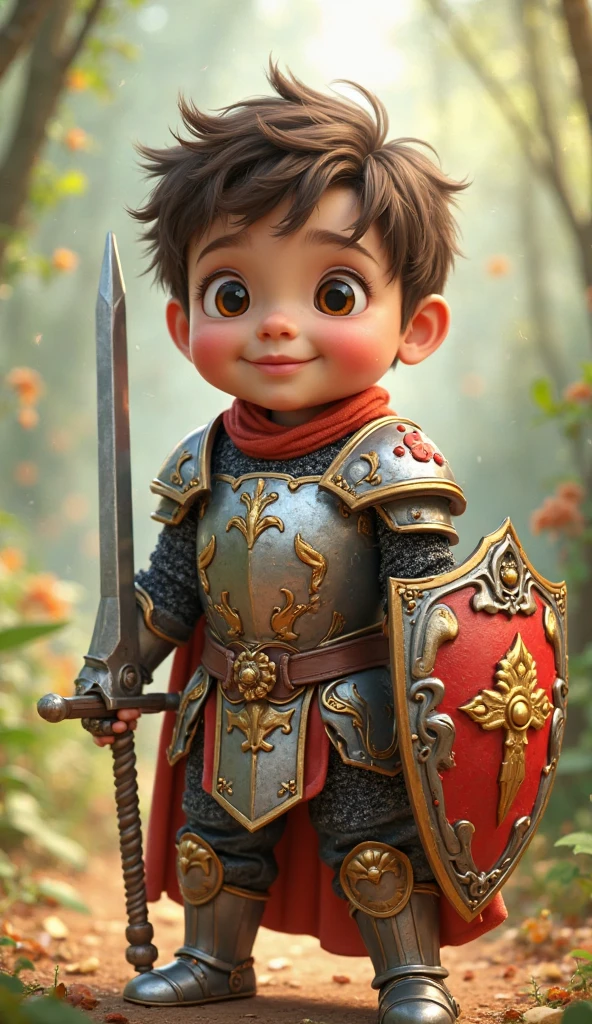 A fat paladin that looks like a grown up crying baby