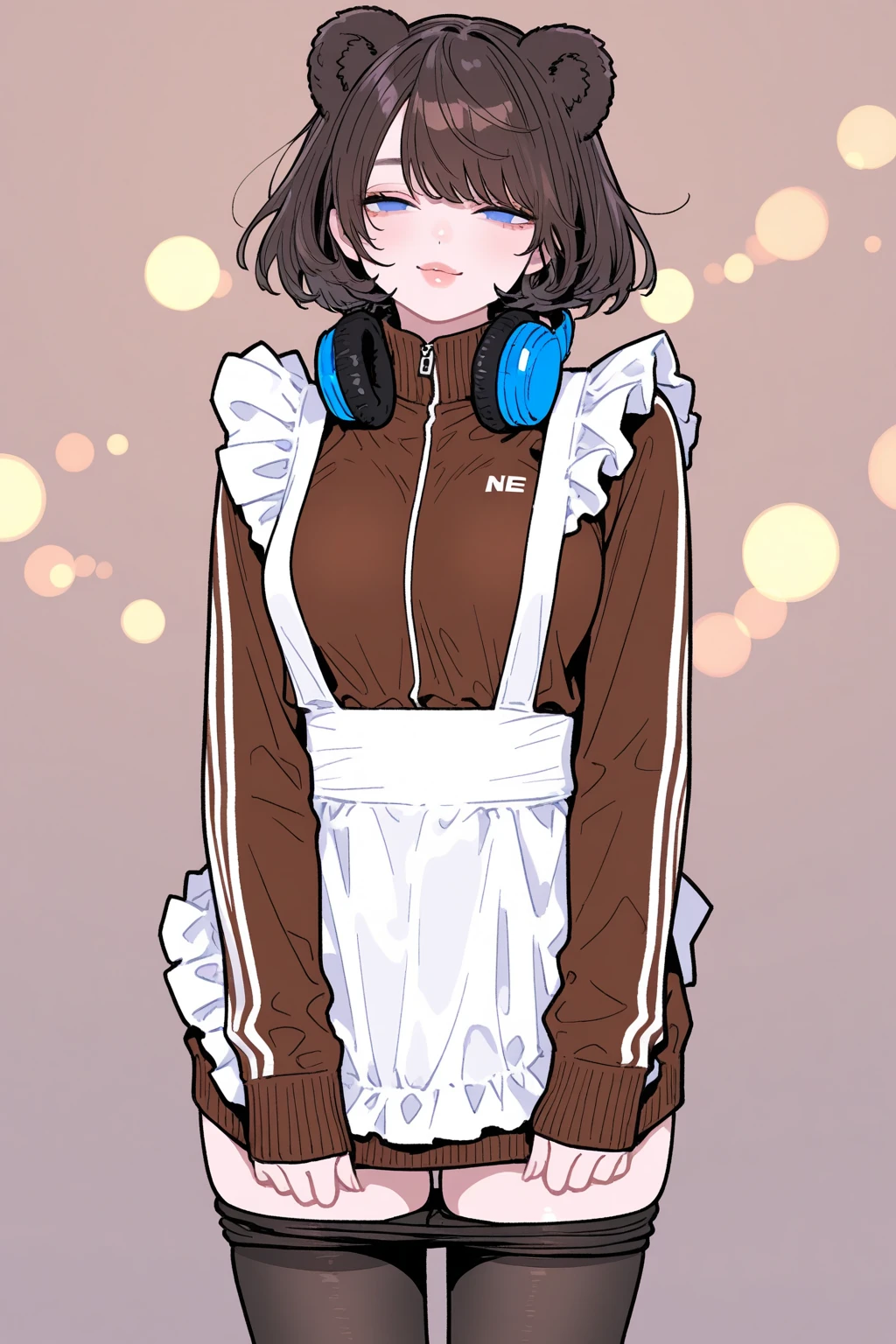 1girl in、A smile、Relax in your room、Wear only a large cutter shirt、(small tits)、